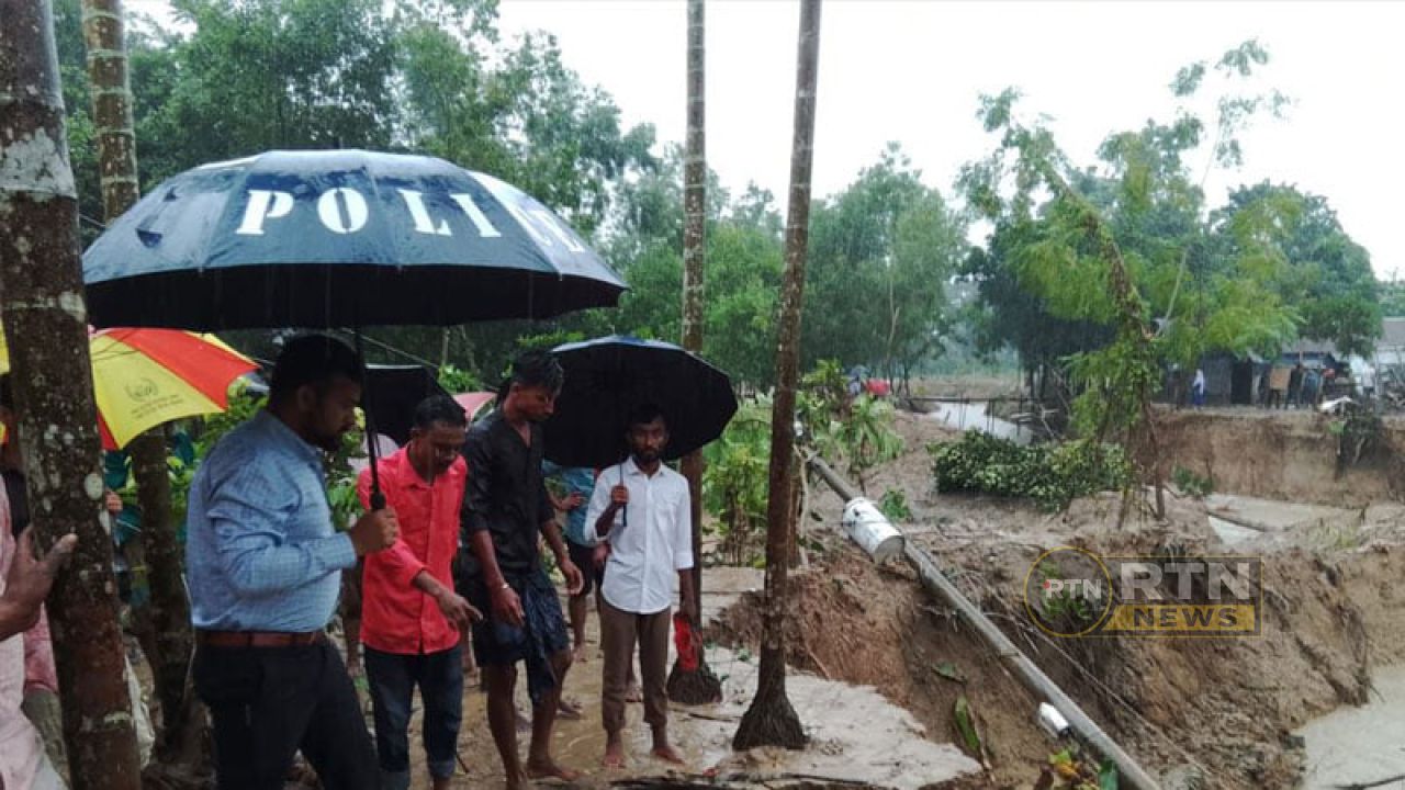 টানা বৃষ্টি ও পাহাড়ি ঢলে মাধবপুরে ব্যাপক ক্ষয়ক্ষতি, তলিয়ে গেছে ফসল-খামার, ঝুঁকিতে সড়ক ও বসতঘর