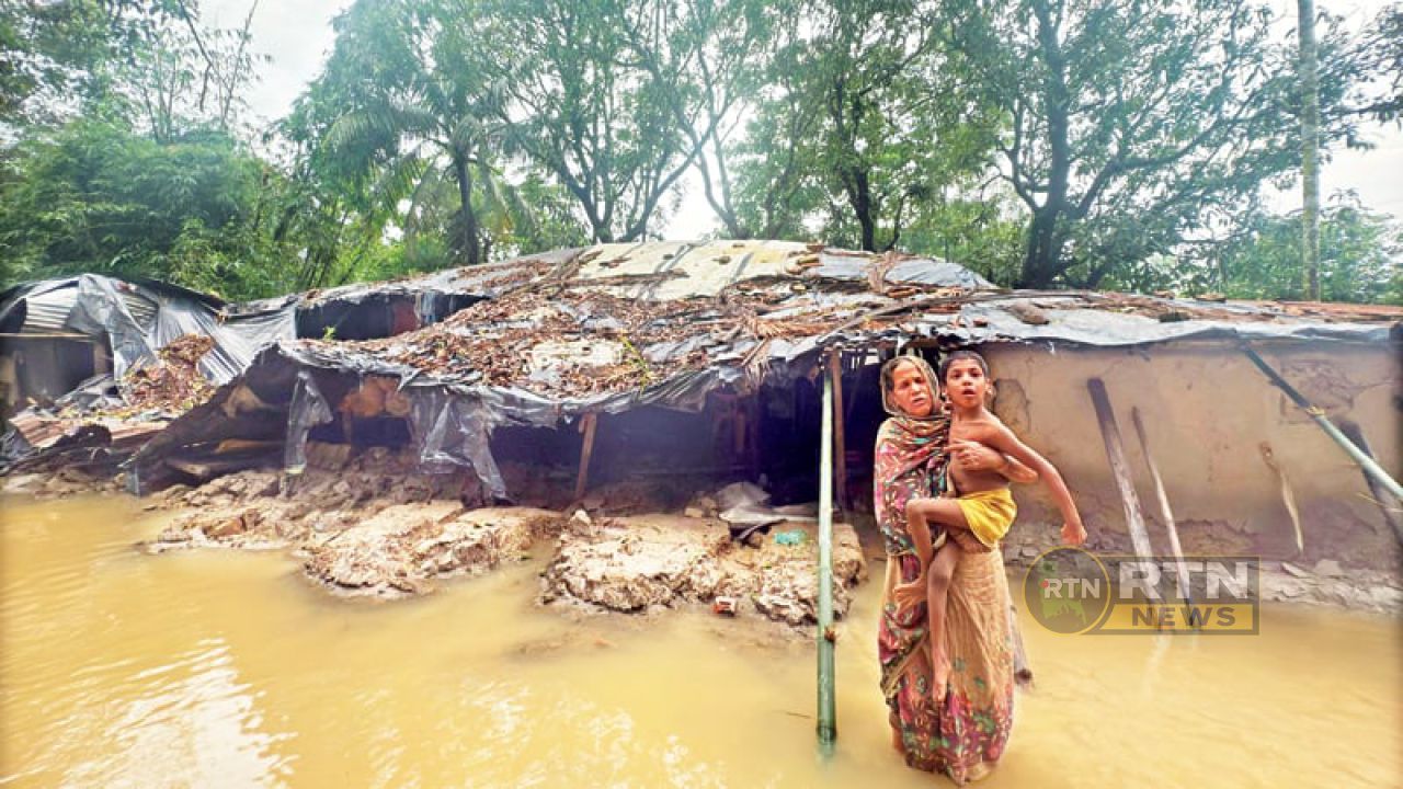 টানা বৃষ্টি ও পাহাড়ি ঢলে ৭ জেলায় মানবিক বিপর্যয়, ৫১ জনের মৃত্যু