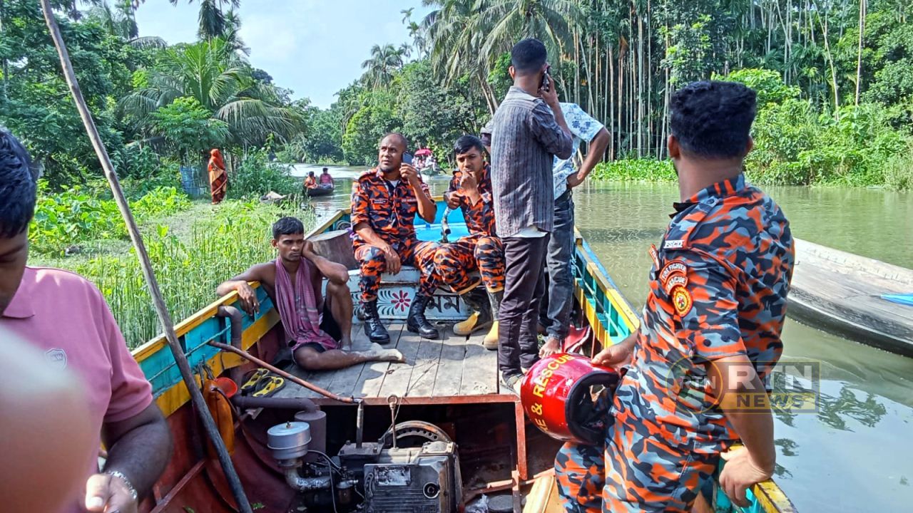 ঝালকাঠির ভীমরুলিতে খালে ঝাঁপ দিয়ে নিখোঁজ কিশোর