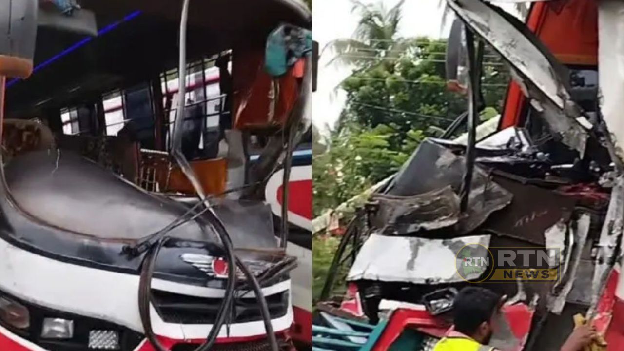 শিবচরে এক্সপ্রেসওয়েতে দুই বাসের সংঘর্ষ, আহত ১০; দুজনের অবস্থা আশঙ্কাজনক