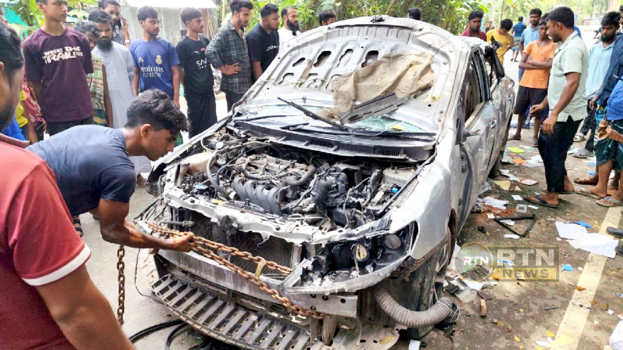 আহতদের উদ্ধার করতে গিয়ে প্রাইভেটকারের চাপায় বৃদ্ধ নিহত, সড়কে বিক্ষোভ