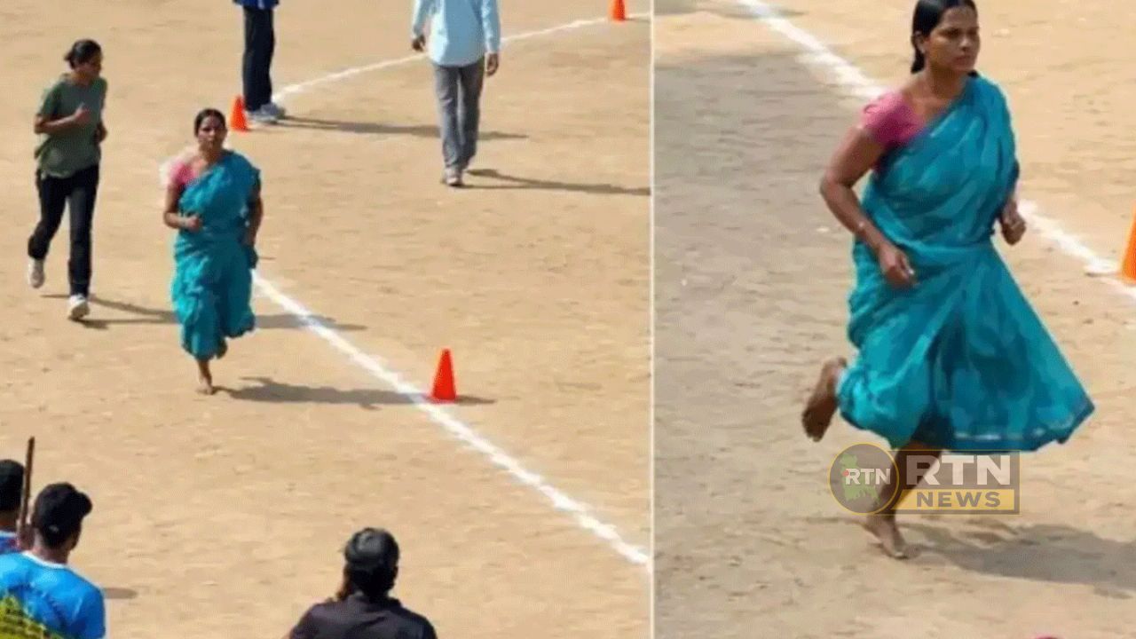 শাড়ি পরে খালি পায়ে ১,৬০০ মিটার দৌড়, ৬ মিনিটে ট্রায়াল শেষ কবিতার